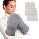 Comfheat Microwavable Heated Mittens for Arthritis Hand and Fingers Heated Hand Warmers to Relieve Pain Moist Heat Therapy Relief for Stiff, Raynauds, Carpal Tunnel, Lavender Scented Gloves Washable