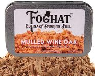 Foghat Cocktail Smoker Wood Chips - 4oz Mulled Wine Oak Shavings for Smoker, Whiskey & Drink Infuser Kit - Natural, Culinary Wood Smoking Chips for Hand held Cocktail Smoke Gun & Bourbon Drink Smokers