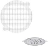 30Pcs Disposable Shower Drain Hair Catcher, Monqueen Shower Drain Hair Catcher Disposable Hair Drain Catcher Shower Drain Cover Hair Catcher, Bathtub Tub Drain Hair Catcher Mesh Drain Cover