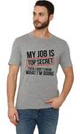 Workshop Men's & Women's Regular Fit T-Shirt (MYJOB _Grey_S_01_Grey_Small)