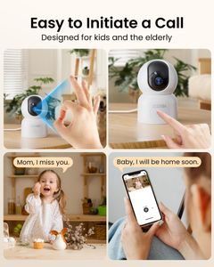 ZOSI 2K Indoor Security Camera – HD WiFi Surveillance