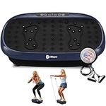 LifePro Hexaplate Lite Vibration Plate Exercise Machine with Magnetic Acupoints -Vibration Plate Machine for Full Body Workout -Vibrating Plate with Loop & Resistance Bands for Fitness