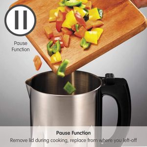 Morphy Richards Soup Maker 1.6L – Stainless Steel, Easy Clean