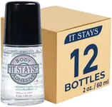 ABSOLUTE SUPPORT It Stays Roll On Body Adhesive Applicator Mask Glue, 2 fl oz - Made in USA - 12 Pack