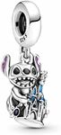 BEEUVIP Princess Dress Dangle Charm 925 Sterling Silver Bead for Charm Bracelets and Necklaces with 5A Cubic Zirconia, Birthday Mothers Day Jewelry Gifts Women Girls, Silver, Cubic Zirconia