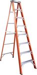 8-Foot Fiberglass Step Ladder, 250 Pound Capacity