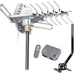 LAVA HD-2605 Ultra Remote Controlled Antenna with J-2012 J-Pole. HD / 4K Digital Antenna with 125 Mile Range