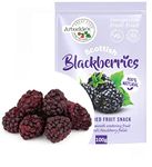 Arbuckle's Freeze Dried Blackberry Whole Fruit Snack 100g Nutritious and Healthy Blackberries Direct from Farm Shop, Natural, for Baking, Breakfast Cereal Topper, Yogurt, Cake Decorations, 2x 50g pack