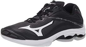 Mizuno Wave Lightning Z6 Womens Volleyball Shoe, Black-Silver, Numeric_10