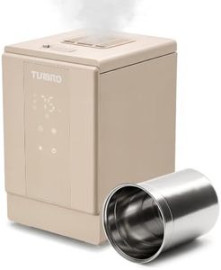 TURBRO 4L Stainless Steel Warm Mist Humidifier, 500mL/h Steam Vaporizer