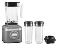 KitchenAid K150 3 Speed Ice Crushing Blender with 2 Personal Blender Jars, Matte Charcoal Grey, KSB1332DG