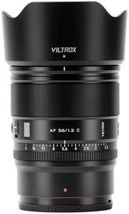VILTROX 56mm F1.2 Pro Z, AF 56mm f/1.2 Z for Nikon Z-Mount, F1.2 Large Aperture Portrait Lens for Nikon Z Mount Z5 II Z6 II Z7 II Z8 Z9 Zf Z6 III Z7 Z50 Z50 II Z30 Zfc ZR