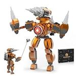 Skibidi Upgraded Titan Drill Man Building Blocks Toys Set,Horror Game Characters Titan Drill Man Cameraman Building Kit,Collectible Game Model Toys Gift for Adults Kids (300 Pcs)