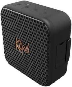 Klipsch The Austin Portable Bluetooth Speaker with a 1.5" Full Range Driver, IP67 dust and Waterproof Rating, 12 Hours of Playtime for a Premium Live Concert Experience