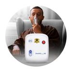 BPL Medical Technologies Breathe Ezee N6 Low Noise Compressor Nebuliser Machine Kit For Child And Adult, Portable Nebulizer - White