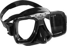 Cressi Tropical, Adult Scuba Diving, Snorkeling, and Freediving Mask - Cressi: Quality Since 1946, Black, US401001