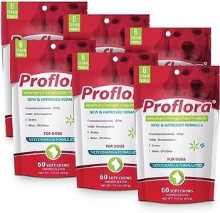 Proflora Probiotic Soft Chews for Dogs - Veterinary-Strength Daily Probiotic - Digestion Health - Boost Immune System - Skin and Coat Health - 360 Soft Chews