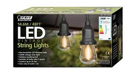 Feit Electric 48Ft Led String Light Black