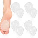 Foot Gel Pads for Shoes Metatarsal Pads for Men Anti Slip Foot Pad Gel Party Feet Sandal Foot Cushion Ball of Foot Cushion Pads Gel Insoles for Women Heels Pads Leather Shoes Sports Shoes-8PCS