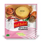 Wel Baked Whole Wheat Khakhra - Peri Peri | Cholesterol Free Dry Chapati | Ready To Eat - Roasted - Gujarati Snacks | Vacuum Packed (Pack of 4)