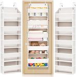 ULG 2 Pack 5-tier Over the Door Organizer Beige