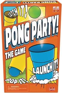 Pong Party - Gioco divertente - Da 8 anni in su - Rompere, lanciare e prendere - Sfida in famiglia o con gli amici - Gioco di abilità - A partire da 2 giocatori