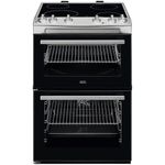 AEG 5000 Series SurroundCook Double Cavity Electric Cooker with Ceramic Hob, CCX6501ACM, Capacity 77/39L, Cooker with Grill function, Heat Indicators, 894-912x600x600mm, Stainless steel, Class A