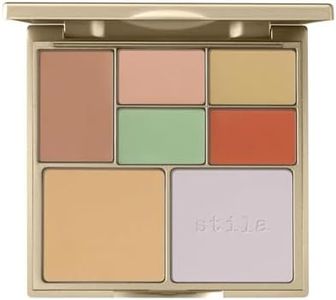 Stila Color Correcting Palette, Correct And Perfect All In One, Cream & Powder Face Makeup for Dark Circles, Redness, 0.45 Oz.