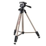 Slik U9000 Tripod with 3-Way Fluid-Effect Head and Built-In Bubble Level,Silver