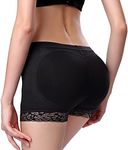 Panegy Women's Fake Butt Lifter Panties Lace Shapewear Hip Enhancer Padded Boyshorts Control Briefs Underwear