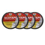 ALP Nitrile Self Adhesive Insulation Foam Tape, ECOTAPE, Class O For Matel Heat, Air Conditioning, industrial Freezers, Refrigerators (2"(W) X 3 mm(T) X 9.1 Meter(L)) - Black, Pack of 4