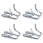 JIPIMON Dog Collar Extra Links Designed for Herm. Sprenger Collar (4 Pack) Steel Chrome Plated No Pull Dog Training Collar Links (2.25mm, Silver)