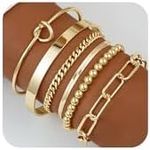 SUFOPE Gold Bracelets for Women,14K