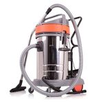 Silver Martini Wet and Dry Vacuum Cleaner for Home, 70 ltr Capacity, 2000 W, kPa Suction, Blower Function, HEPA Filter, House Cleaning Machine, Industrial Vacuum Cleaner Heavy duty (70 LTR 2000 Watts)