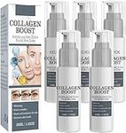 5PCS Collagen Boost, Advanced Collagen Boost Anti Aging Serum, Collagen Boost Cream, Collagen Boost Anti-Wrinkle Cream, Collagen Booster for Face, 30ML/1.05FL.OZ