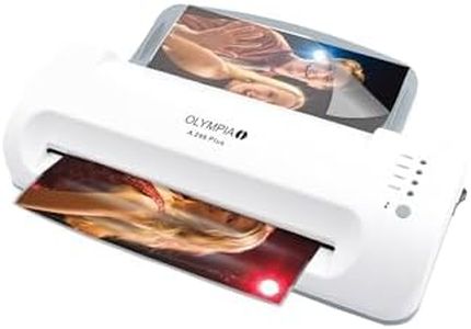 Olympia A 296 Plus Backloader Laminating Machine (80-175 Micron, Up to DIN A4, Business Cards, Laminator with Films, Laminator Set for Office, Laminator for Hot and Cold Lamination)