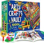 EDUMAN Craft Kits for Kids,Arts and Crafts Box -1000+ Piece,Kids Craft Kits Arts and Crafts for Kids Age 6 7 8 9 10 11 12 13