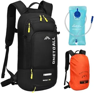 LOCAL LION ONETOALL Hydration Backpack with 2L Water Bladder, Water Backpacks for Men Women, Lightweight Hiking Daypack for Cycling Biking Running Skiing Commuting