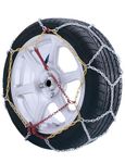 KRAWEHL - Pack of 2 Snow Chains for Cars - 4x4 Chains - Metal Rhombus Mesh Type - 16mm Links - with Mechanical Tensioner - Universal - Non-slip - Group 39