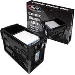 BCW Comic Bin, Black - Holds 150 Co