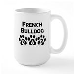 CafePress French Bulldog Dad Mugs 15 oz (444 ml) Ceramic Coffee Mug