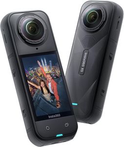 Insta360 X5 8K 360 Action Camera – Triple AI, Replaceable Lenses, Carry Case