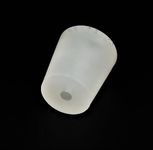 AlcoFermBrew Silicone Stoppers with Hole - Versatile, Durable, Food Safe - For Labs & Food Industry (27/21 mm)