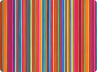 Kitchen Stripes Glass Worktop Saver/Chopping Board - 50 x 40cm