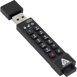 Apricorn ASK3-NX-4GB Hardware Encrypted Secure USB Drive