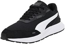PUMA Mens Runtamed Sneaker, Puma Black Puma White Shadow Gray, 8 UK