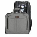 FUOCO 2-in-1 Convertible Garment Bag with Laptop Storage - Carry On Travel Suit Bags for Business Trips Overnighter Large Bag | Weddings Carry-On Foldable Travel Bag