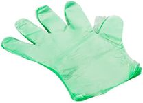 Camco Durable All Purpose RV and Camper Disposable Sanitation Gloves | Ideal in Wet or Dry Conditions | Green Non-Latex Gloves | 100 Pack (40285)
