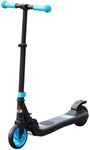HOMCOM Electric Scooter for Kids, Foldable E Scooter for Age 6+, with Adjustable Height, Rear Brake, Up to 8 KM/H, Maximum Range 6 KM, 5kg Lightweight, Sky Blue