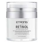 Retinol Moisturizer Cream,ETRONG Anti-aging Wrinkle Night/Day Cream for Face and Eye with 2.5% Retinol,Hyaluronic,Vitamin E and Jojoba Oil